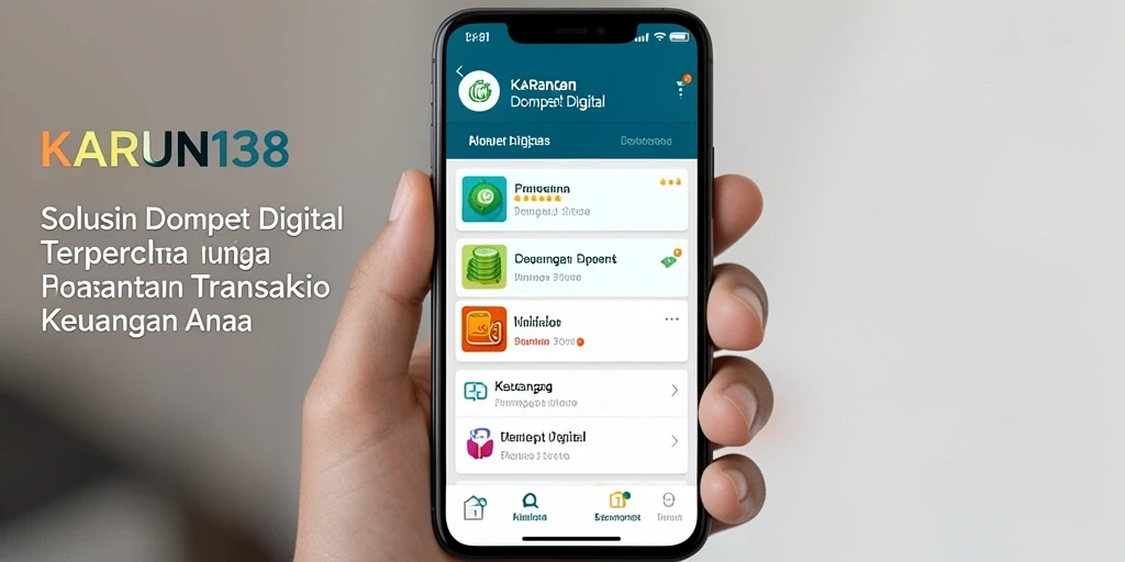 Antarmuka pengguna KARUN138 yang sederhana dan fungsional.