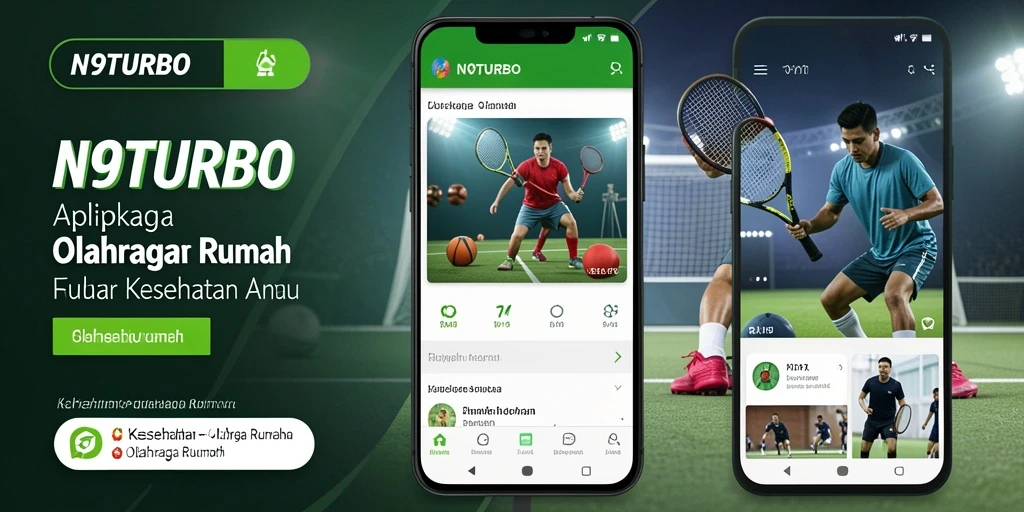 Screenshot antarmuka penggunaan N9TURBO untuk olahraga rumah.