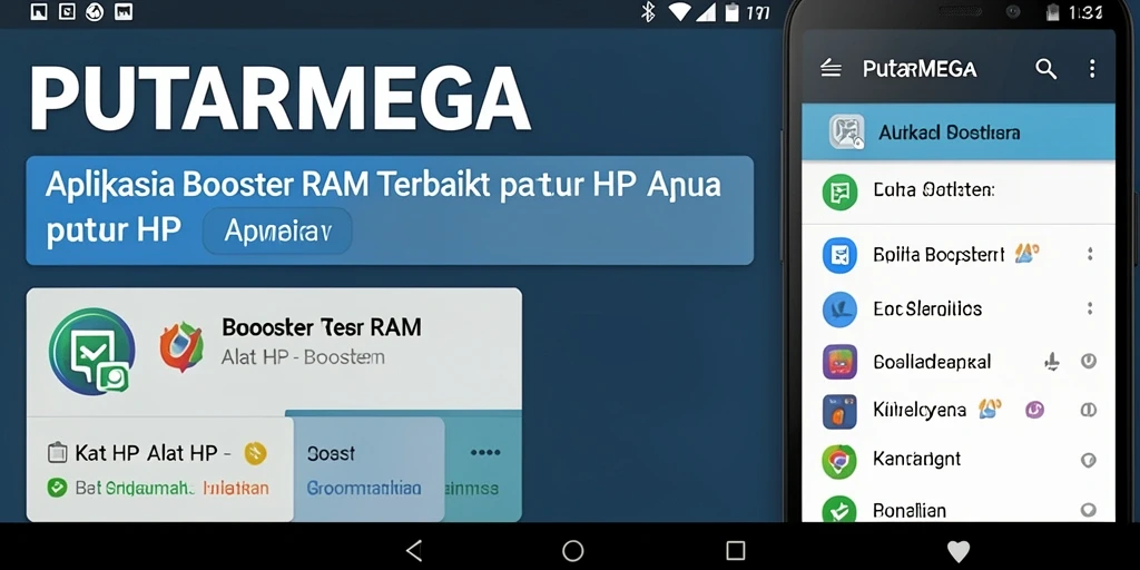 Tampilan antarmuka PUTARMEGA yang bersih dan fungsional.