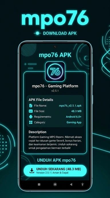 Tampilan halaman APK mpo76